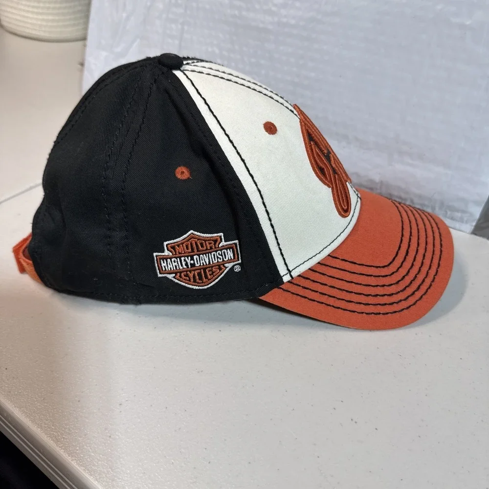 Harley Davidson Motorcycle Baseball Cap 2016 Preowned But Slight Used